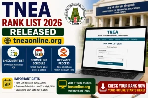 TNEA Rank List 2026