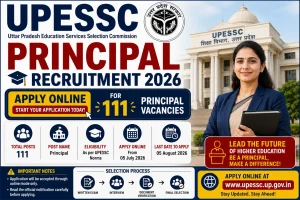 UPESSC Principal Recruitment 2026
