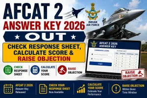 AFCAT 2 Answer Key 2026