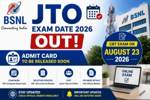 BSNL JTO Exam Date 2026