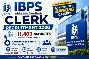 IBPS Clerk Recruitment