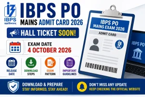 IBPS PO Mains Admit Card 2026