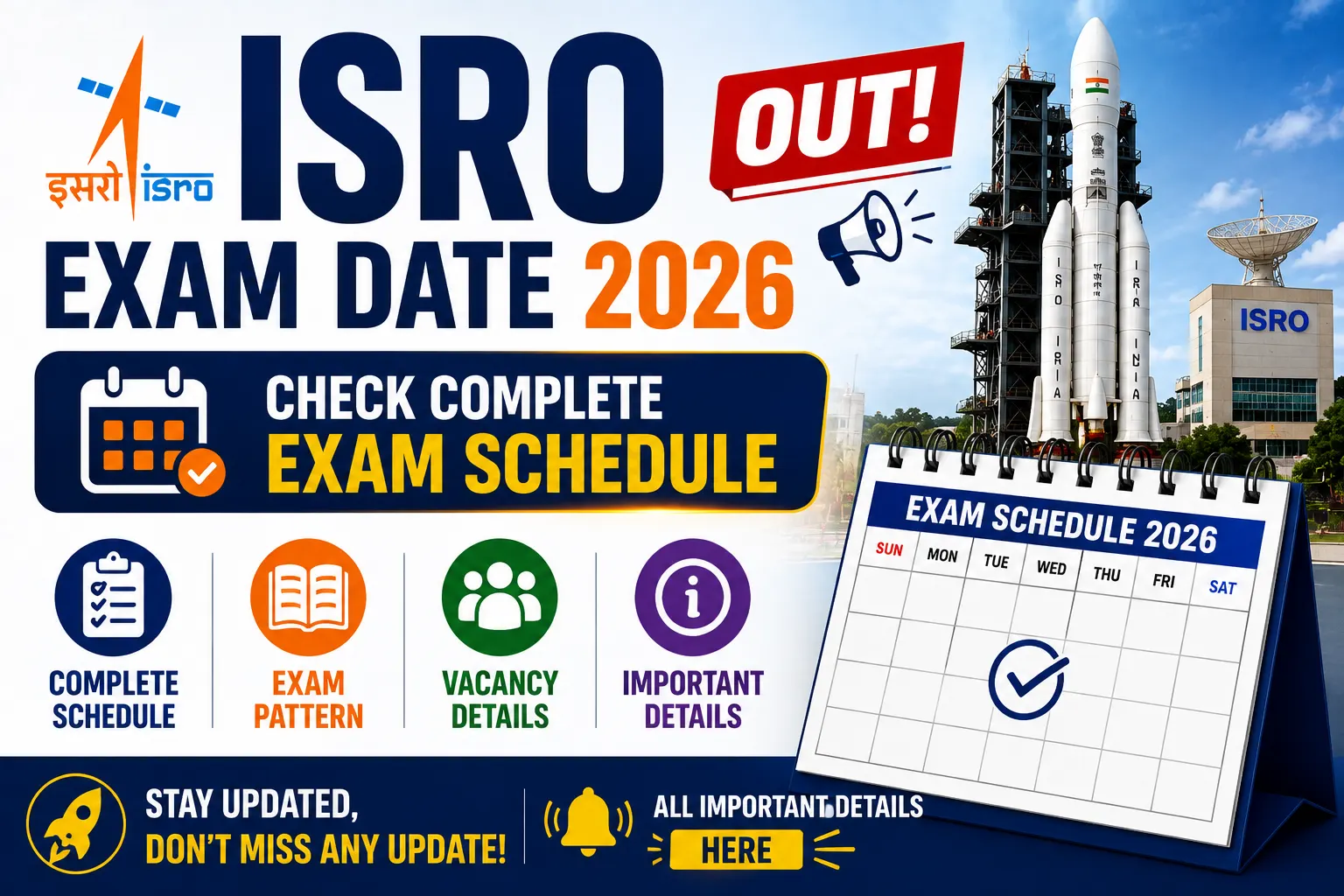 ISRO Exam Date 2026