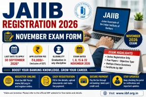 JAIIB Registration 2026