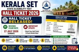 Kerala SET Hall Ticket 2026